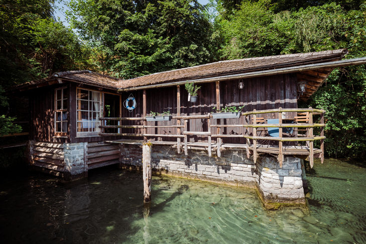 Charm and history converge at our traditional boathouse