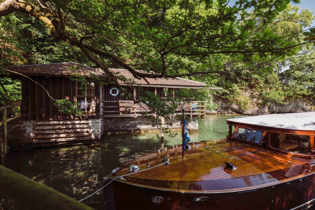 Classic Boats Moored at Our Boathouse in Crystal Waters