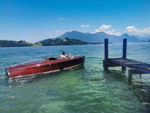 Chris Craft 1939 at Pier